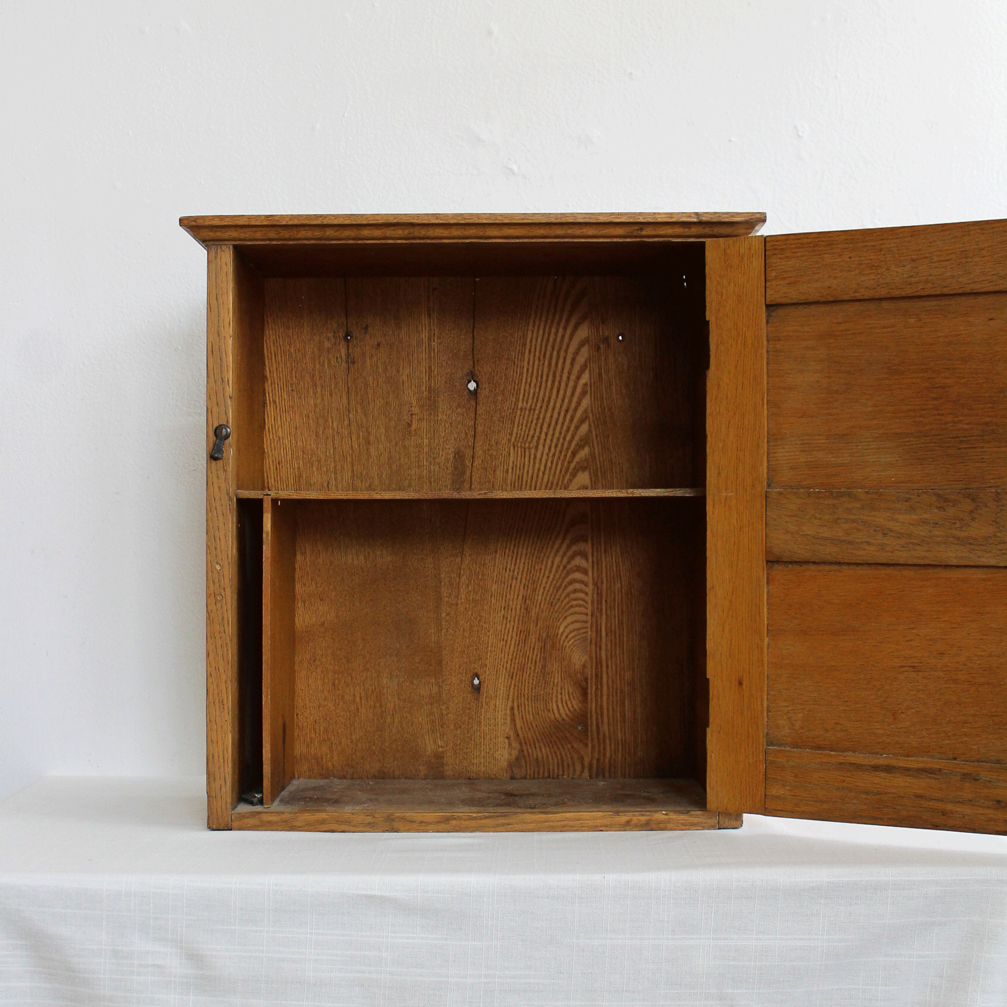 Vintage Oak Wall Cabinet