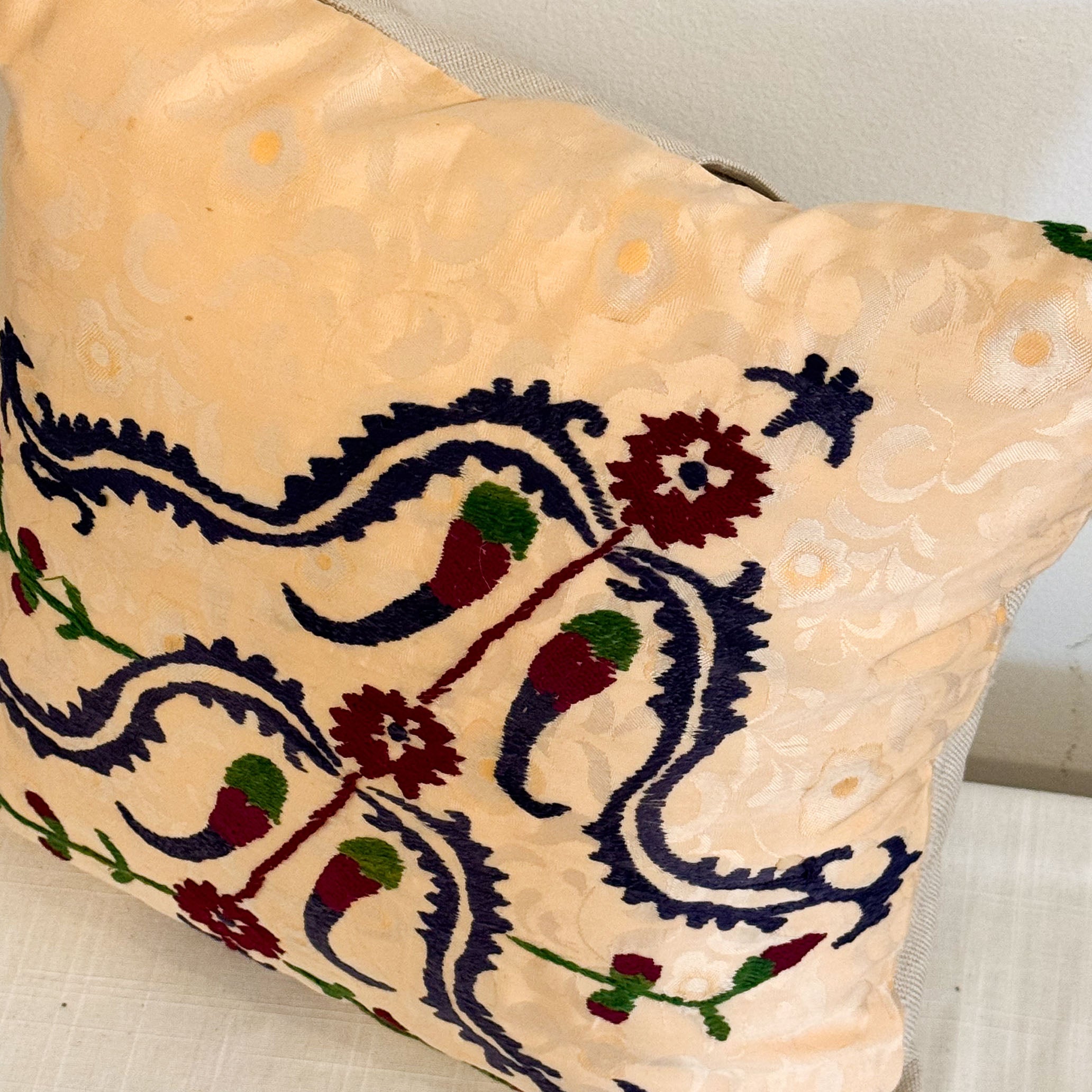 Ikat Silk Turkish Pillow