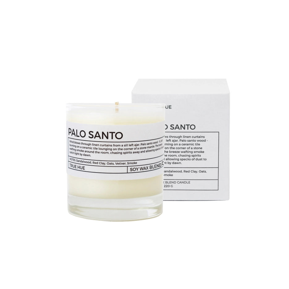 true hue palo santo candle