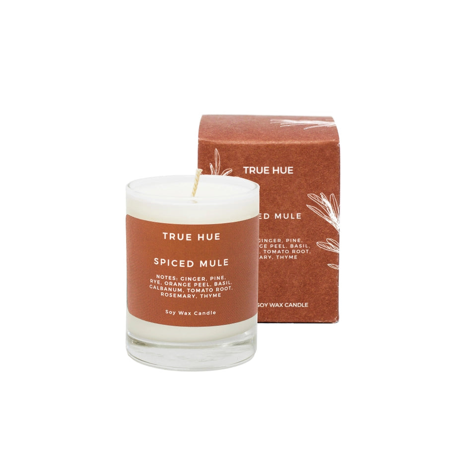 true hue spiced mule mini candle