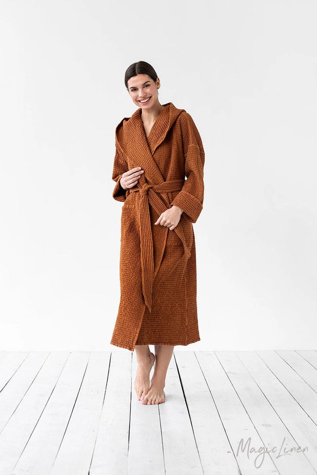 Cinnamon Waffle Bath Robe