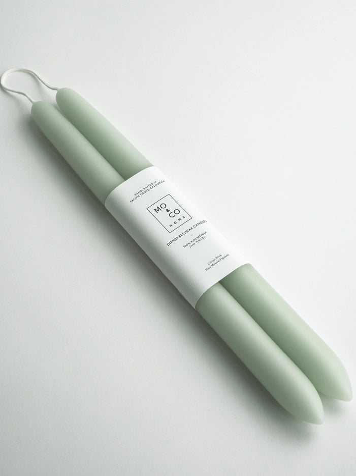 Eucalyptus Beeswax Dipped Taper