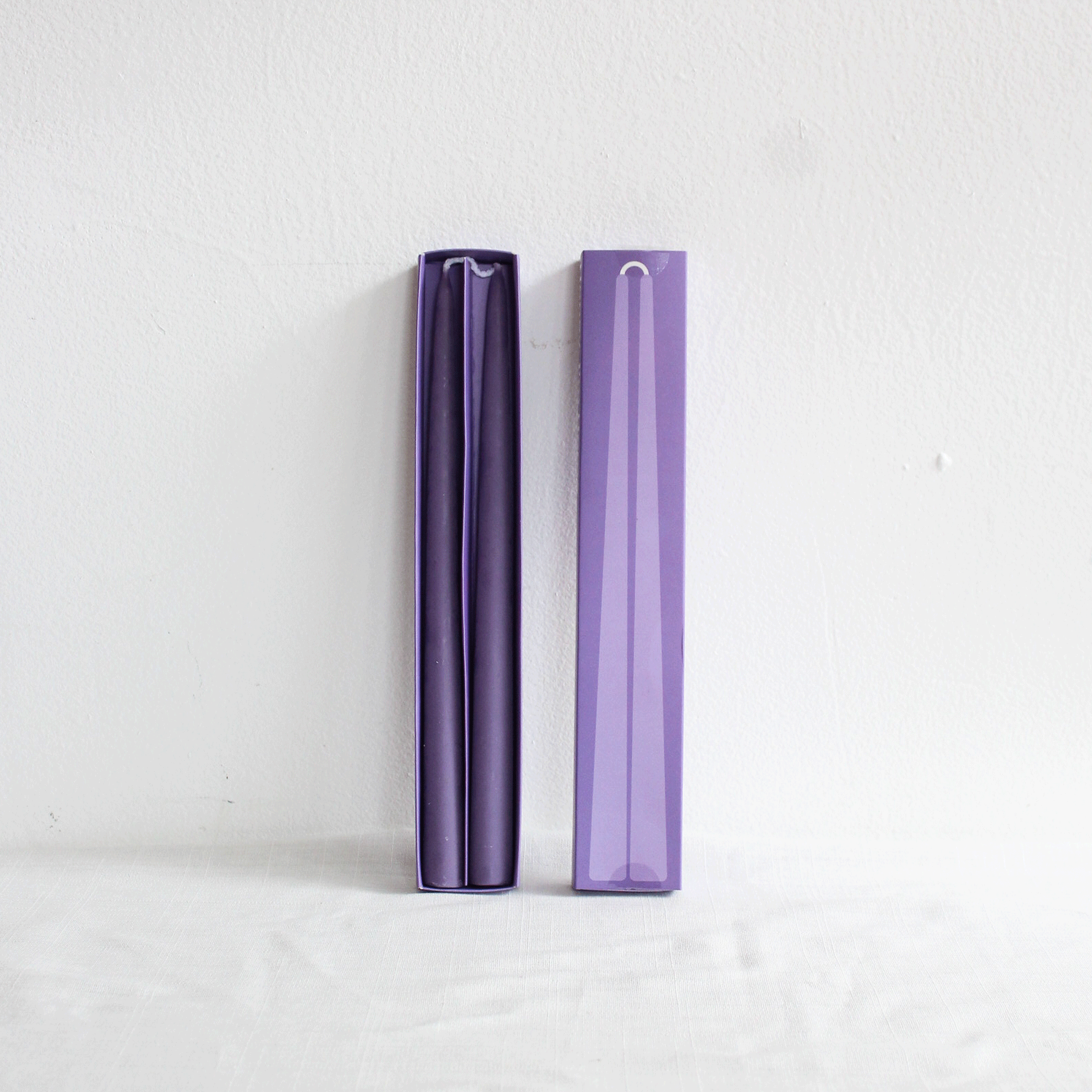 Areaware Purple Taper Candles