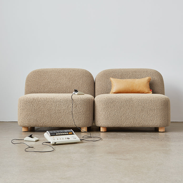 Circuit Modular 2-Piece Armless Sofa