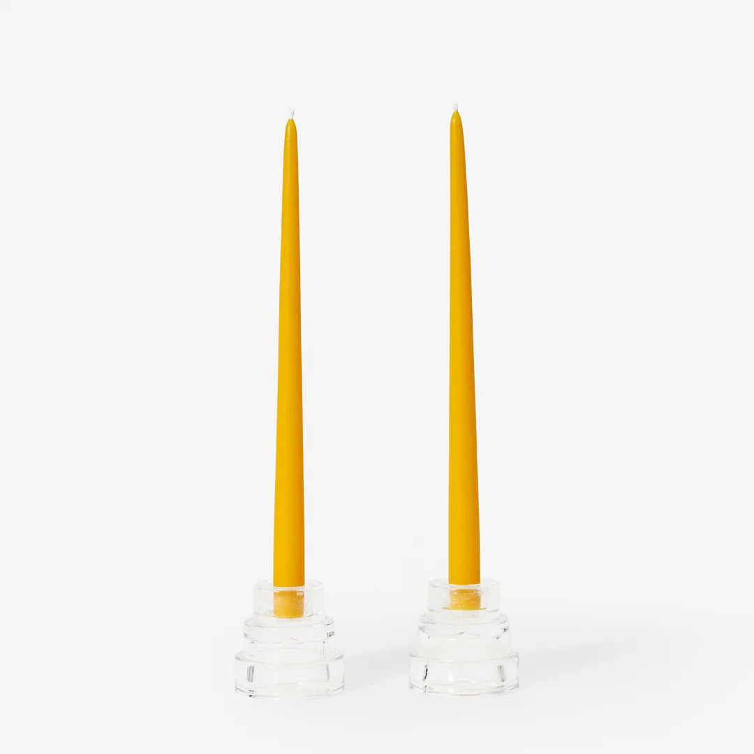 Areaware Yellow Taper Candles