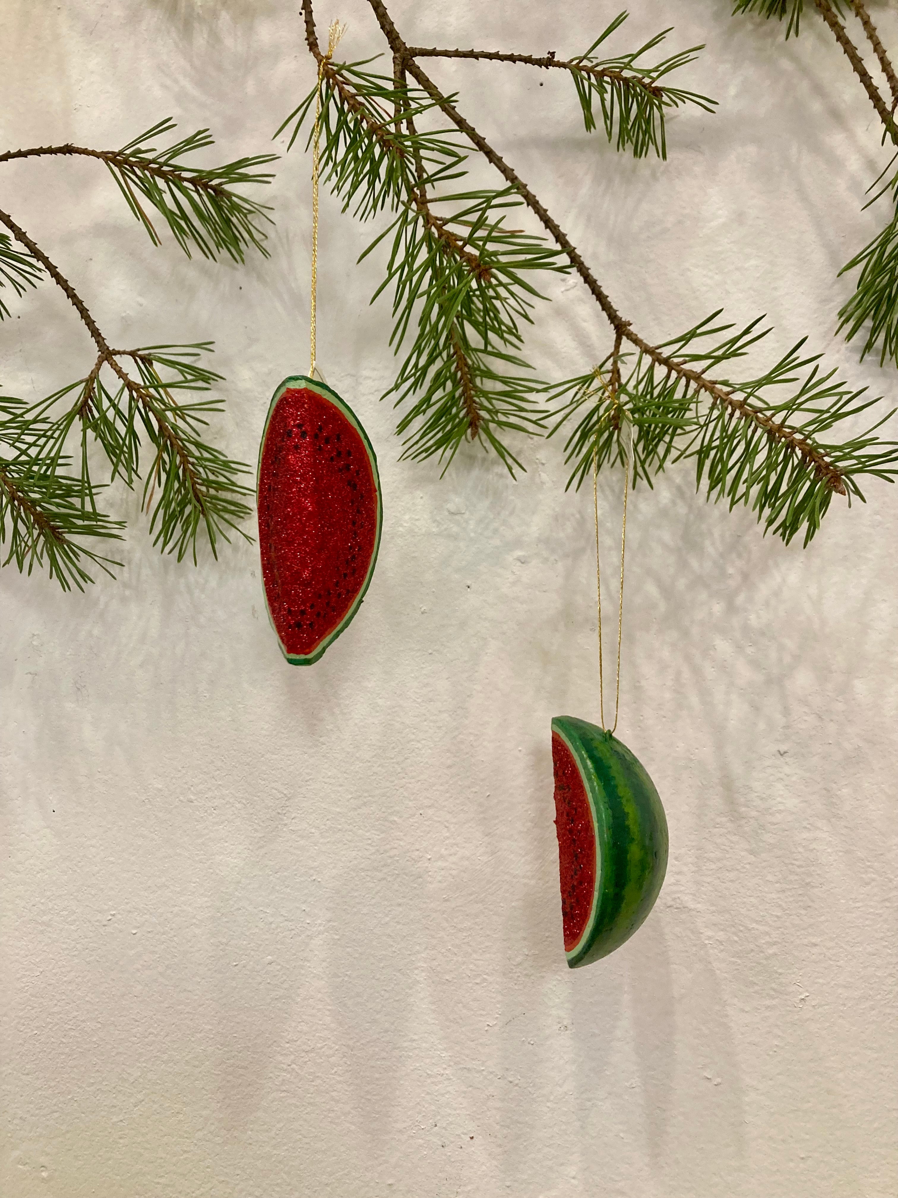 watermelon ornament
