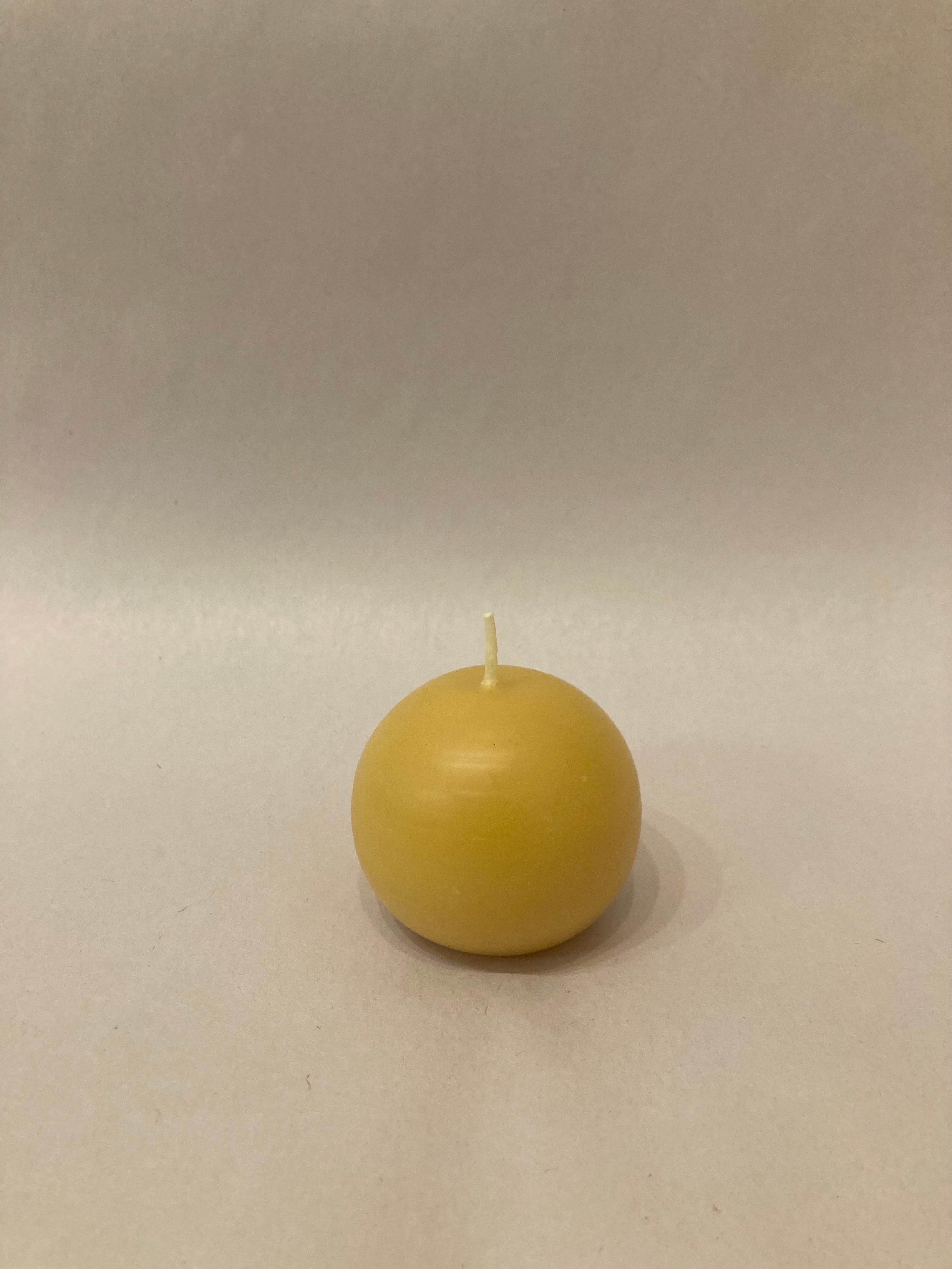 Sphere Beeswax Candle