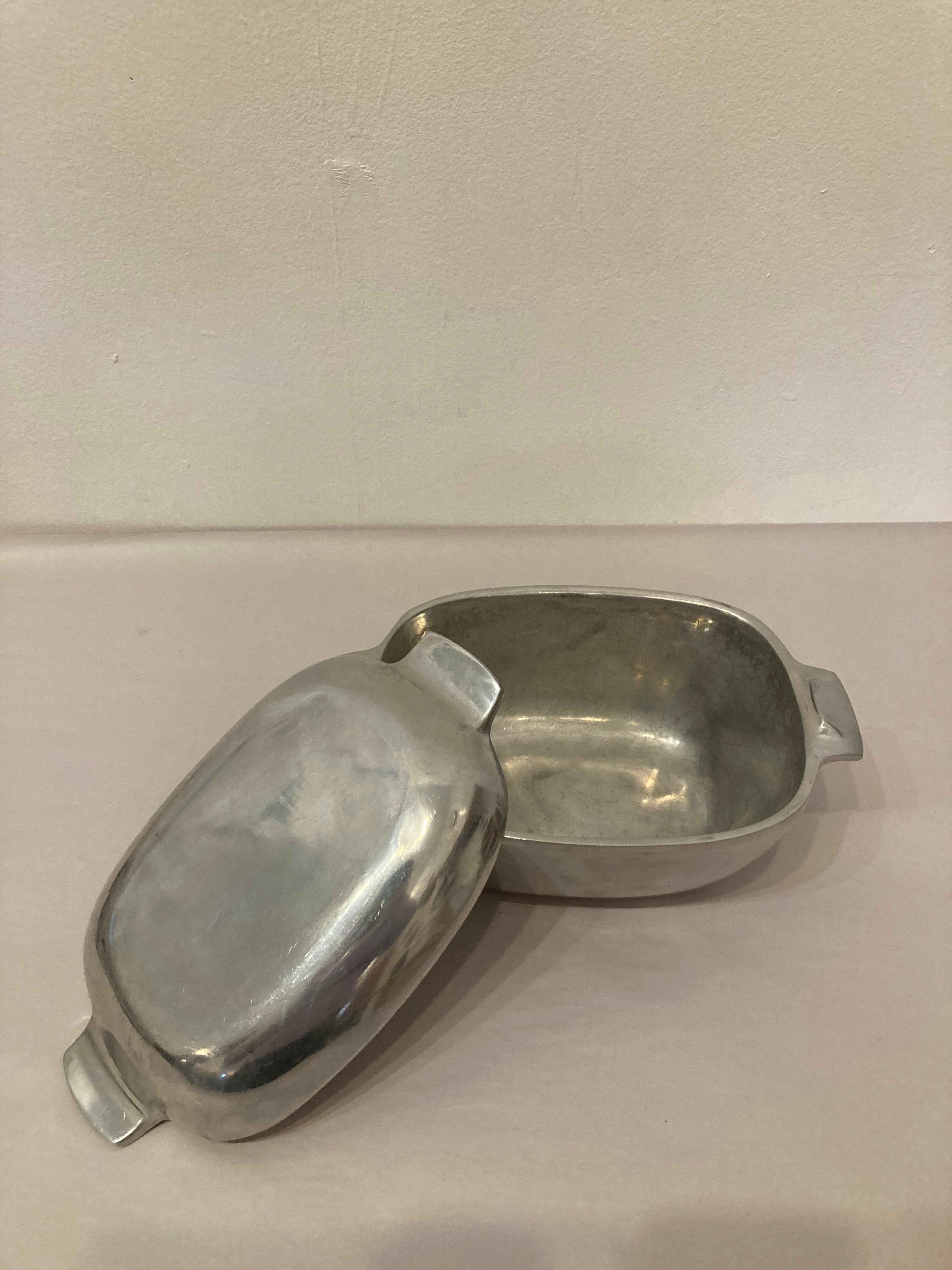 Vintage Nambé Aluminum Casserole Dish