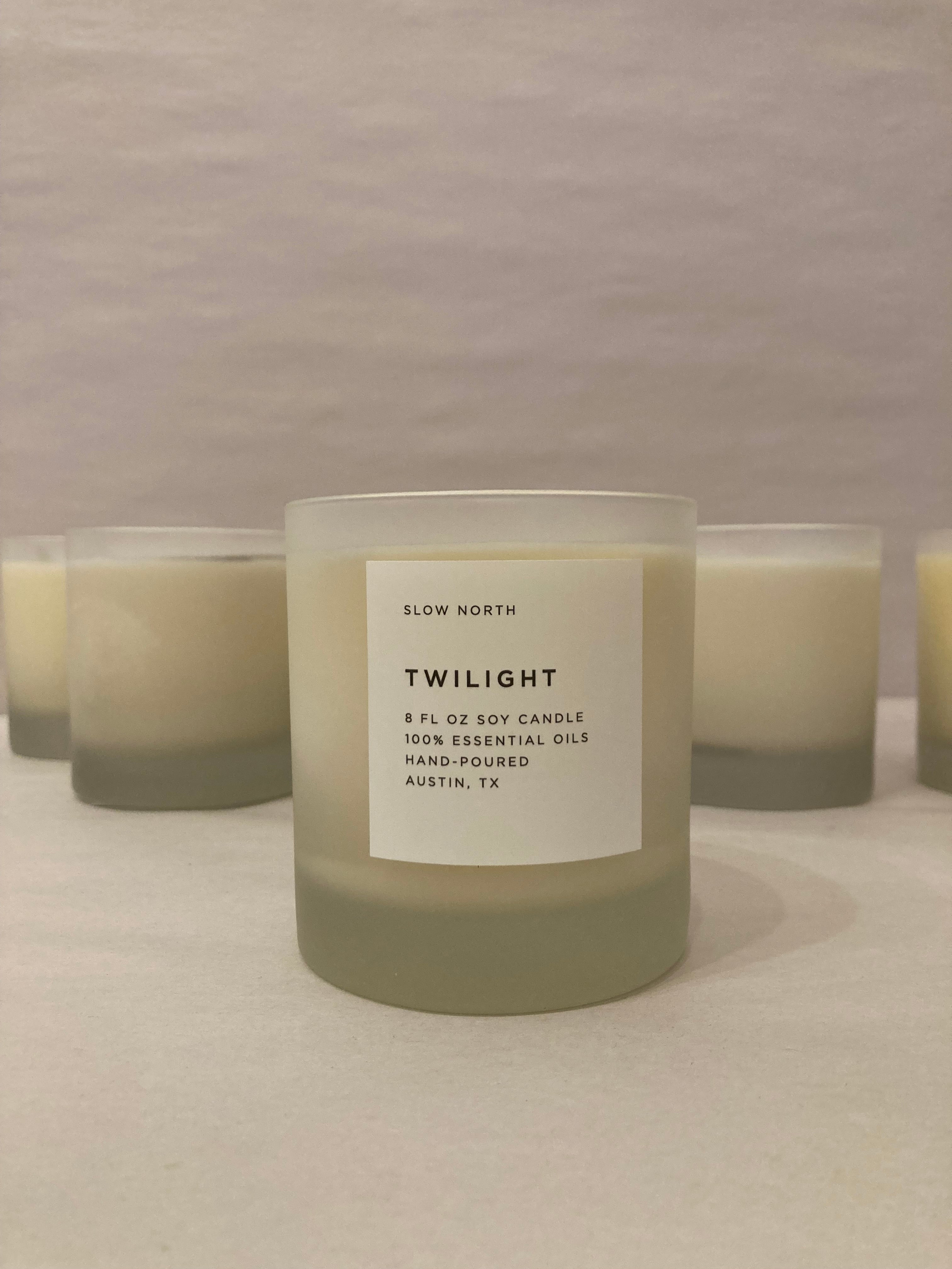 slow north twilight candle
