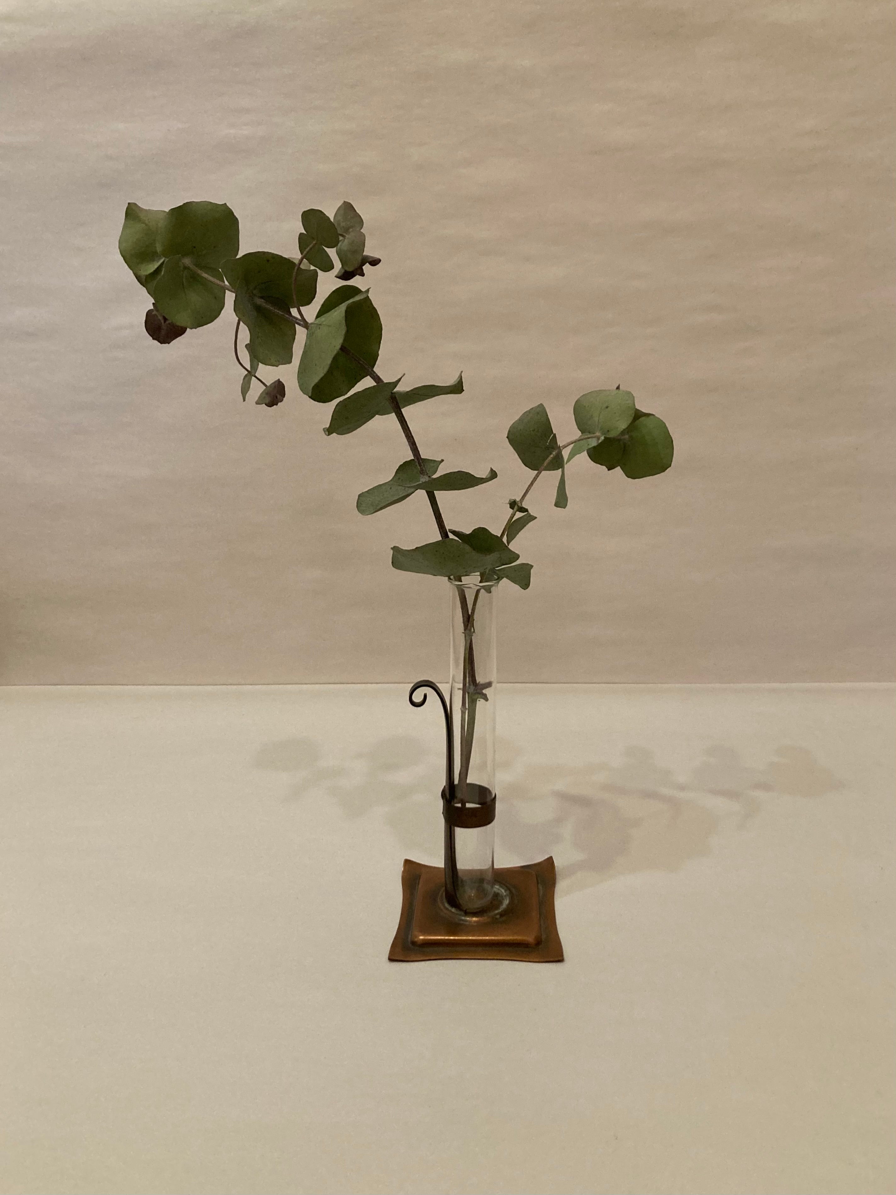 Antique Roycroft copper bud vase