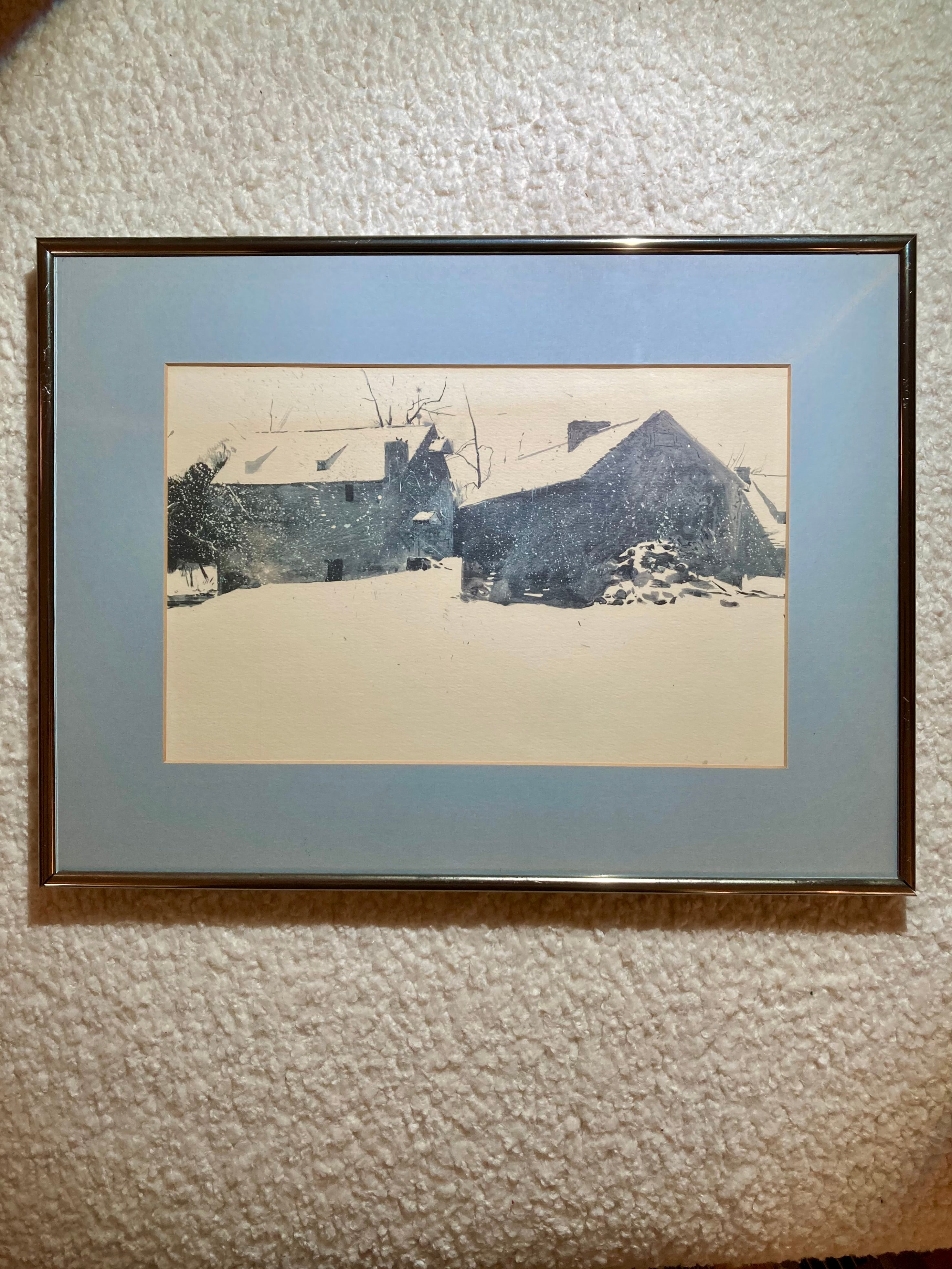 Wyeth Print - Four Seasons, "Brinton's Mill"