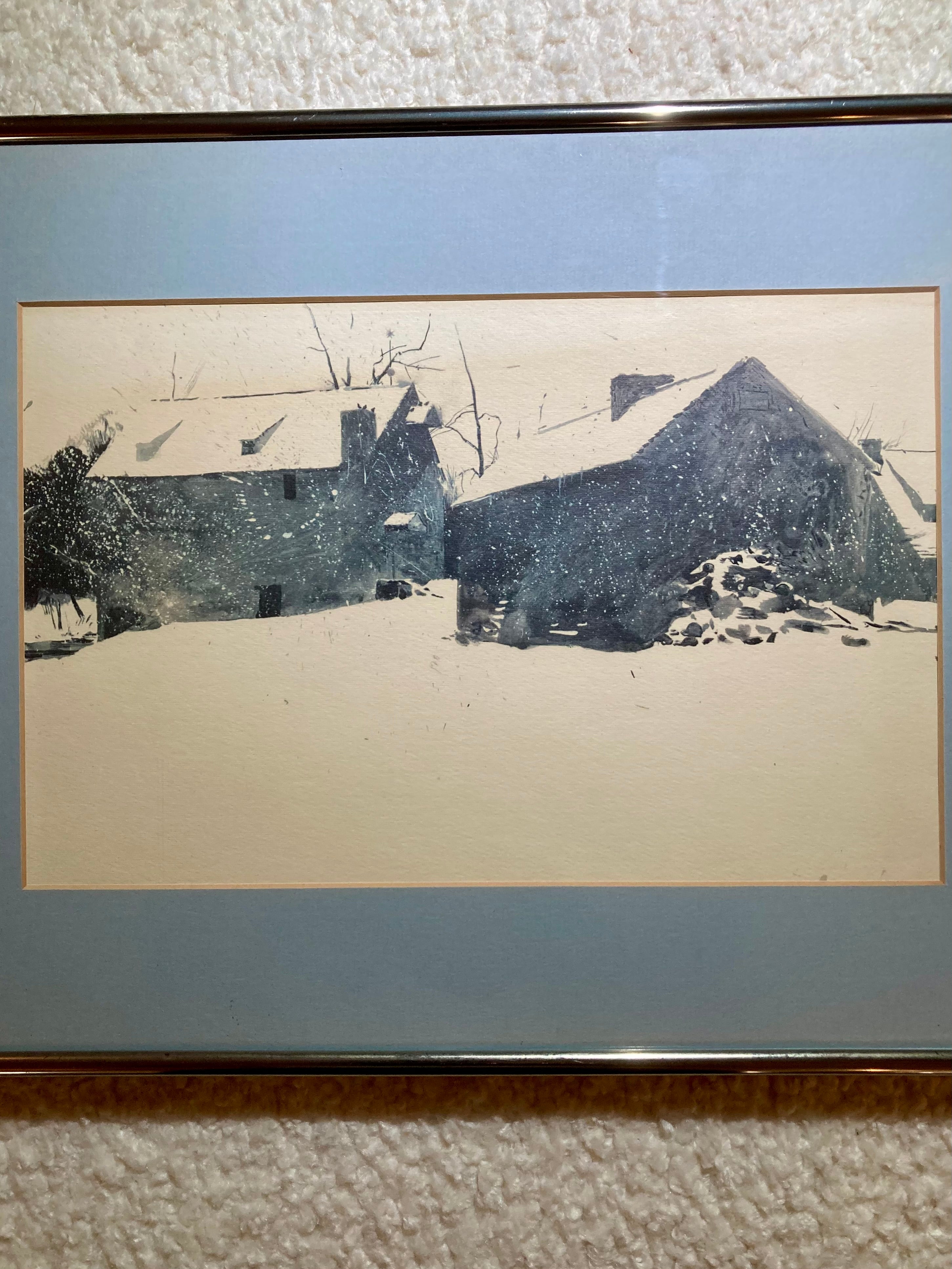 Wyeth Print - Four Seasons, "Brinton's Mill"