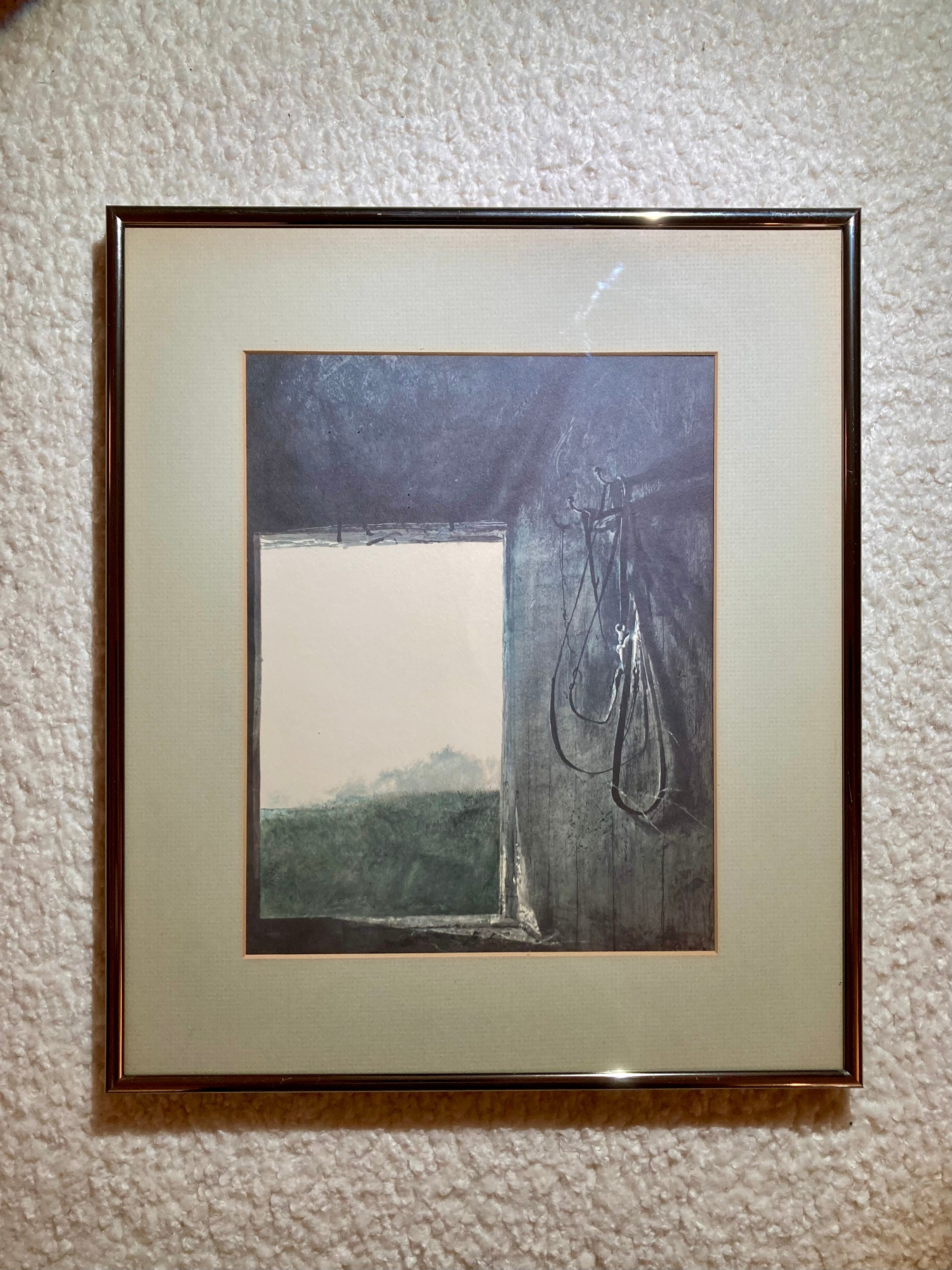 Wyeth Print - Four Seasons, "Burning Off"