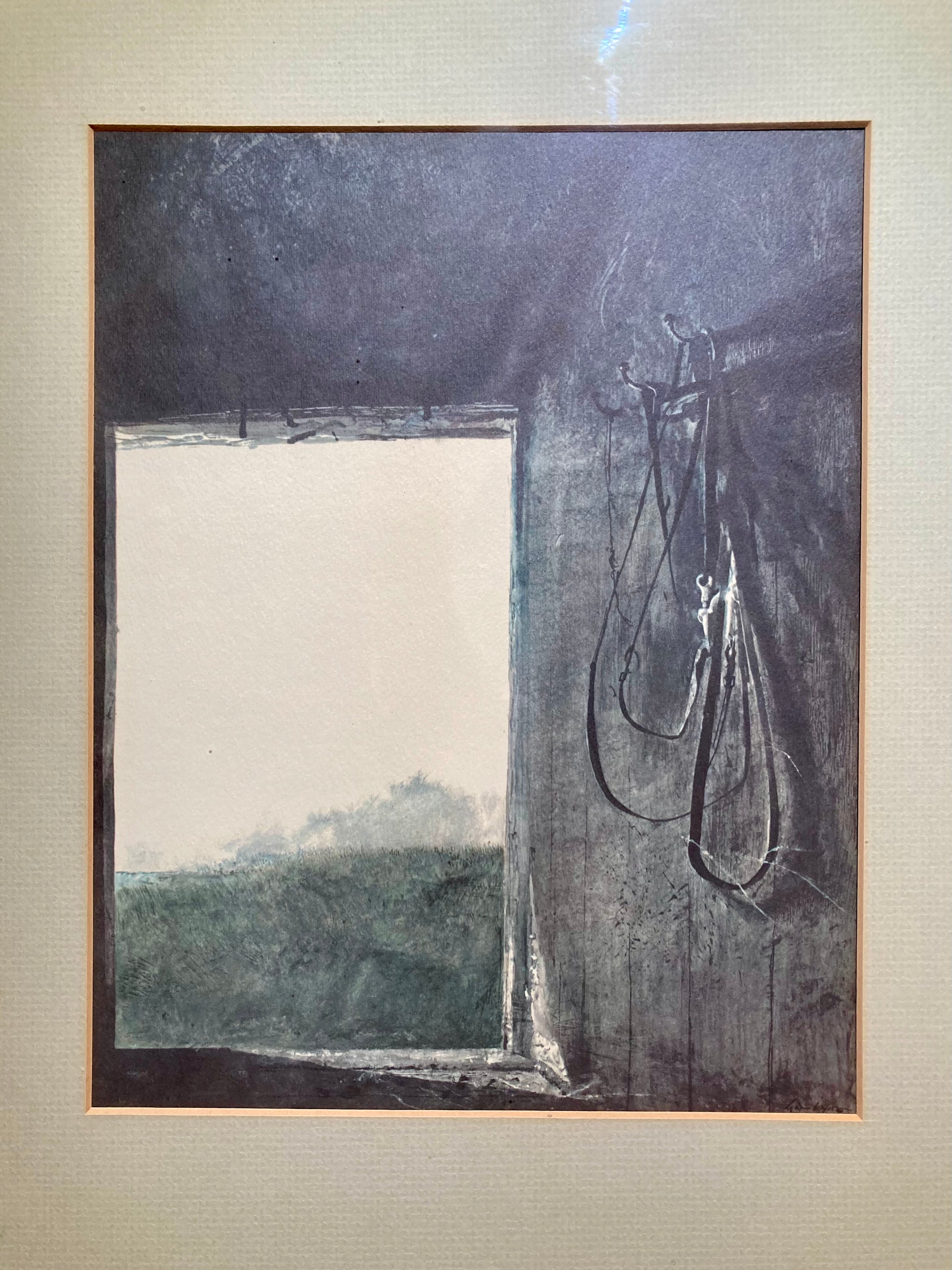 Wyeth Print - Four Seasons, "Burning Off"