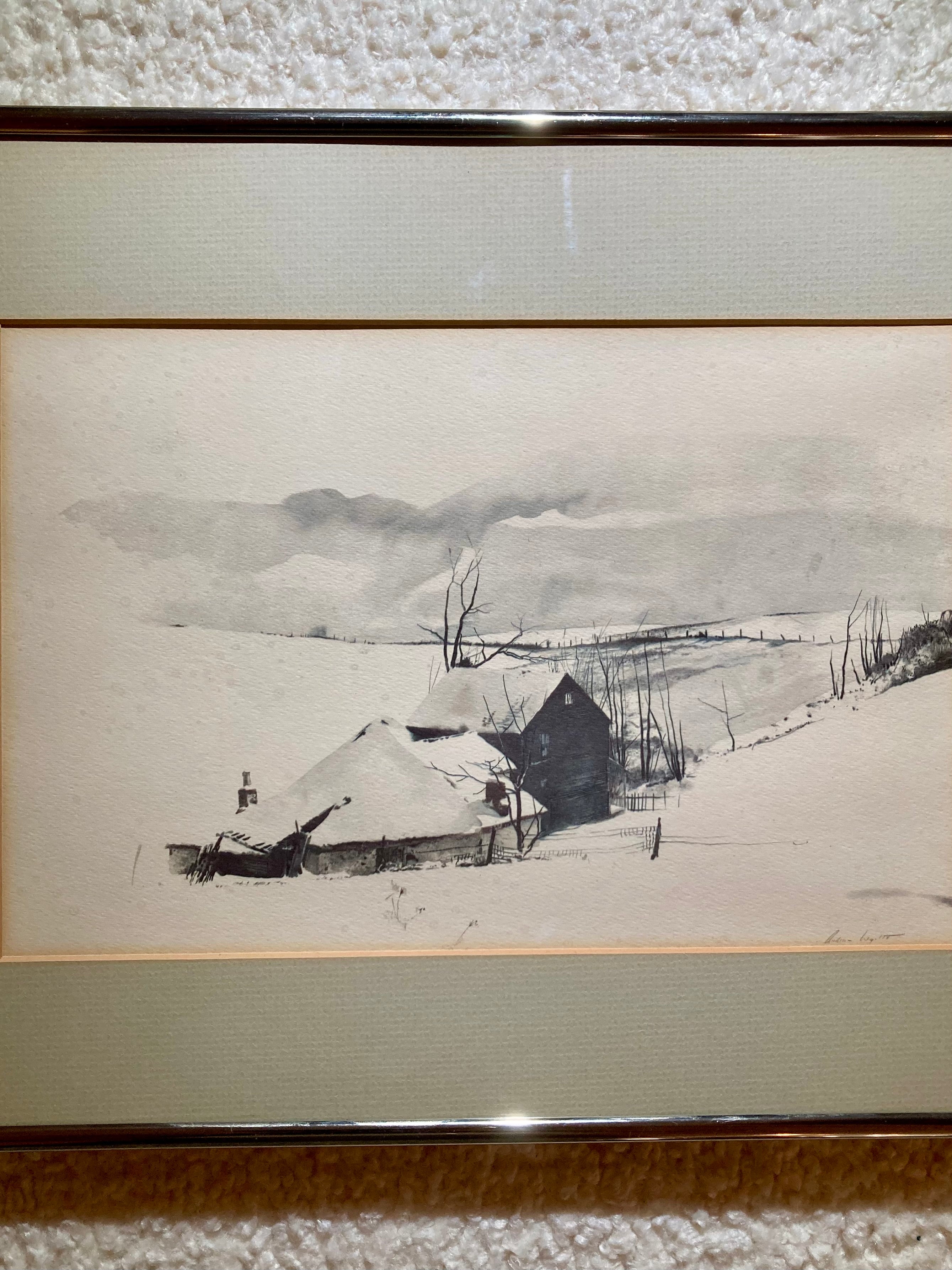 Wyeth Print - Four Seasons, "The Corner"
