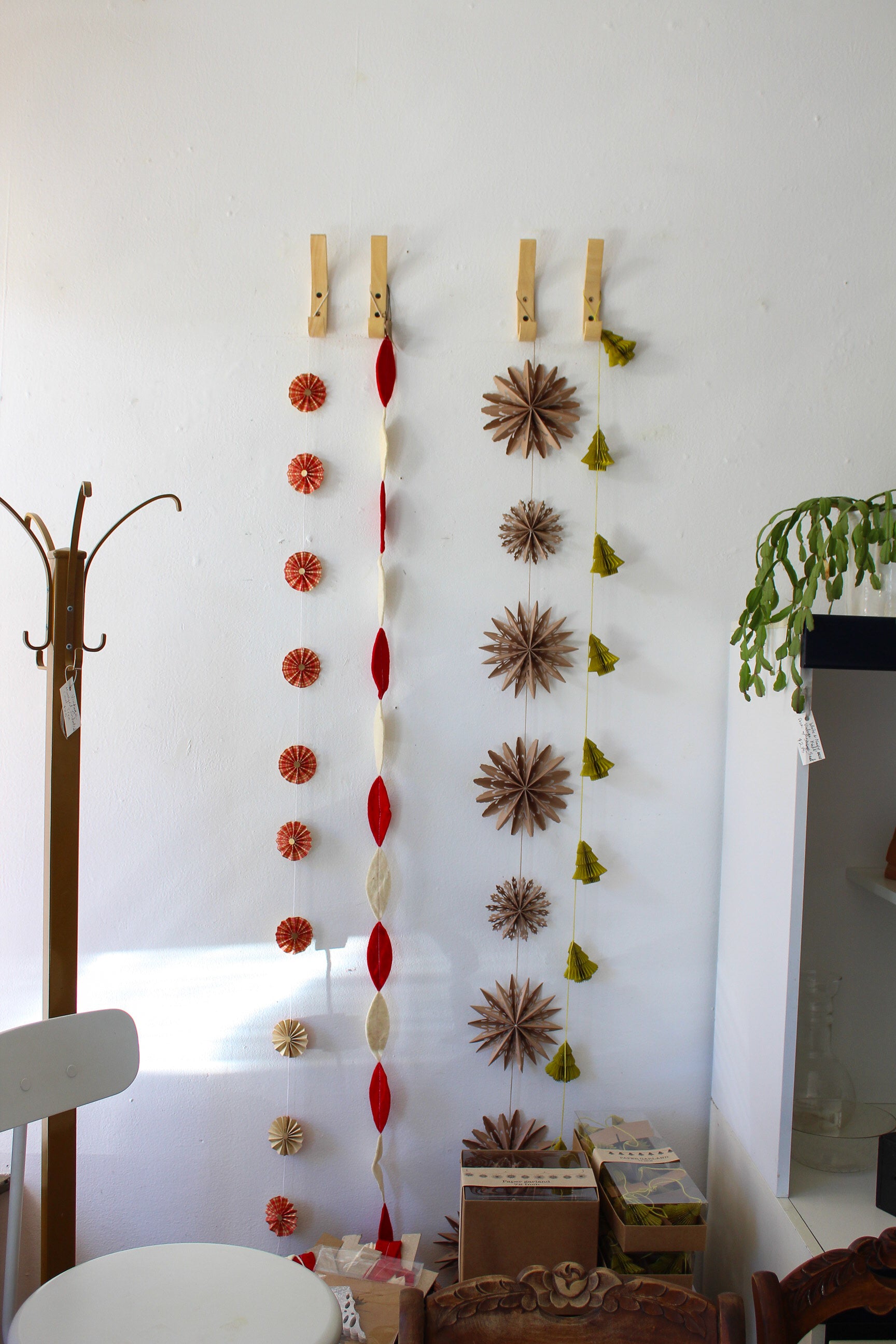 Felt Leaf Garland