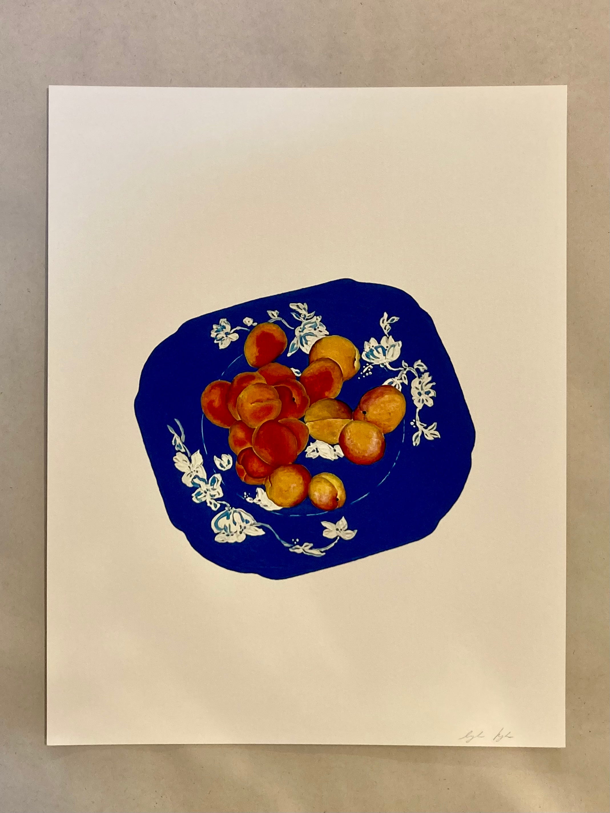 Apricots print