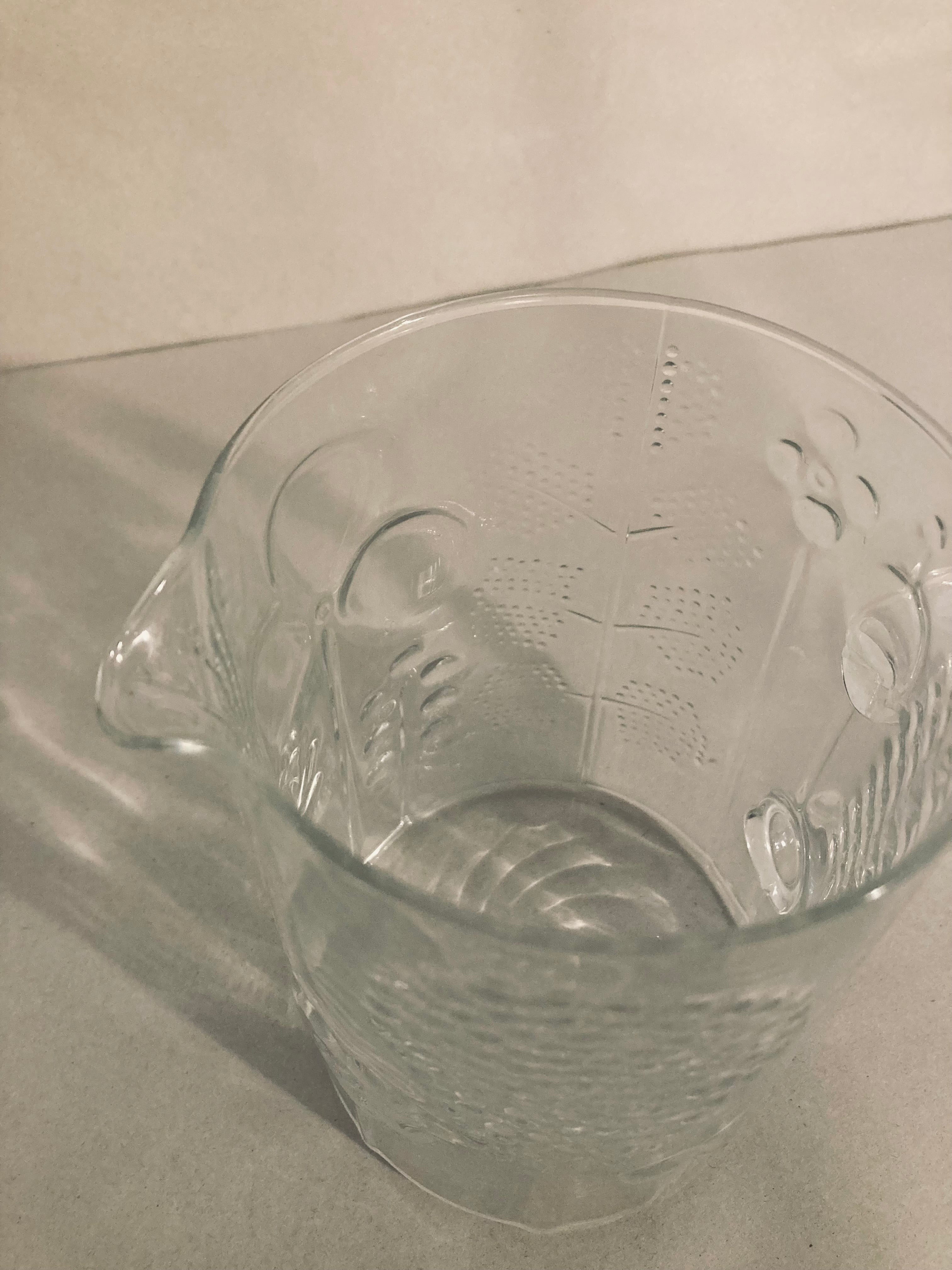 Iittala Flowers Clear Glass Pitcher