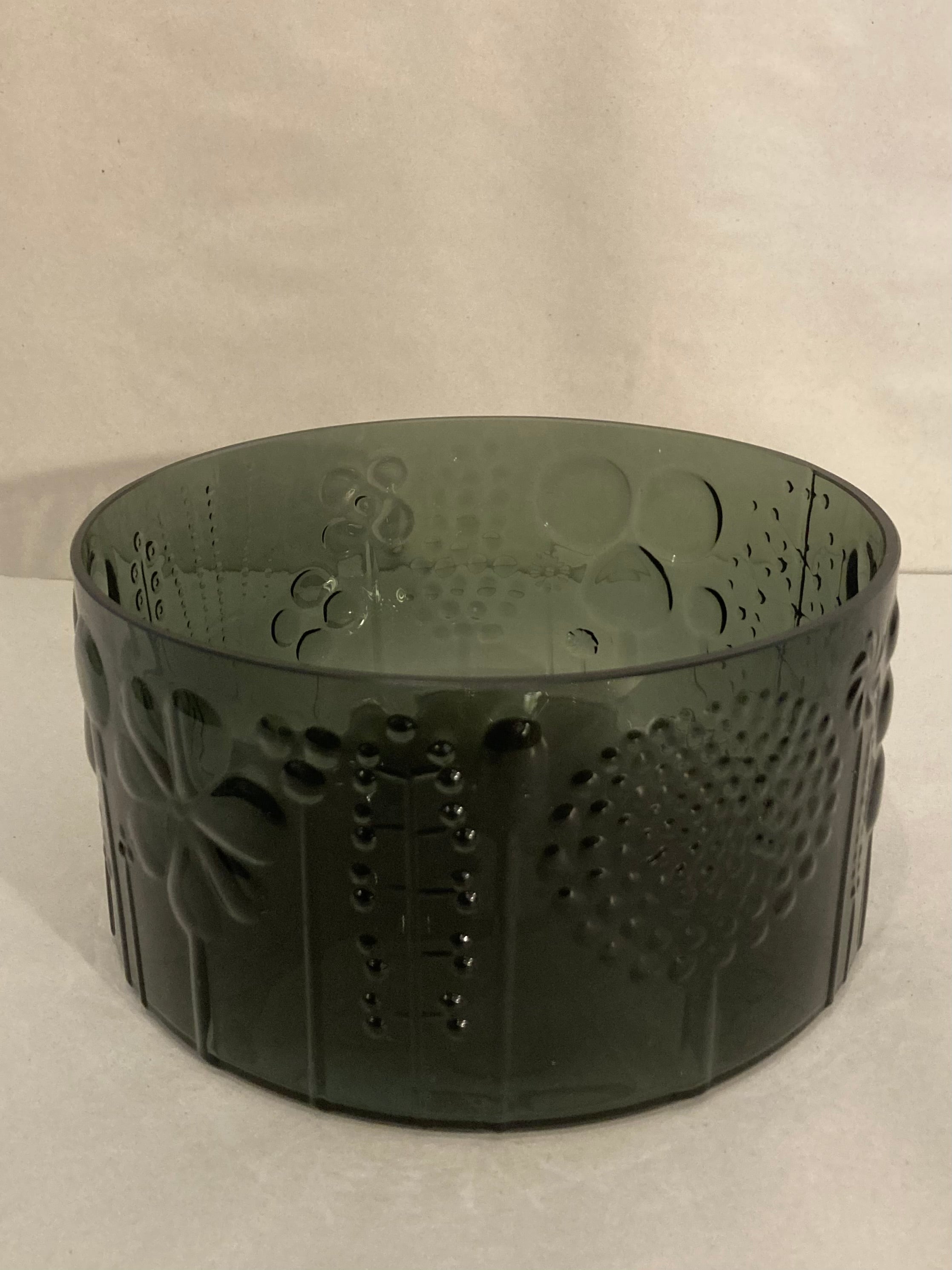Iittala Smoky Glass Flower Serving Bowl