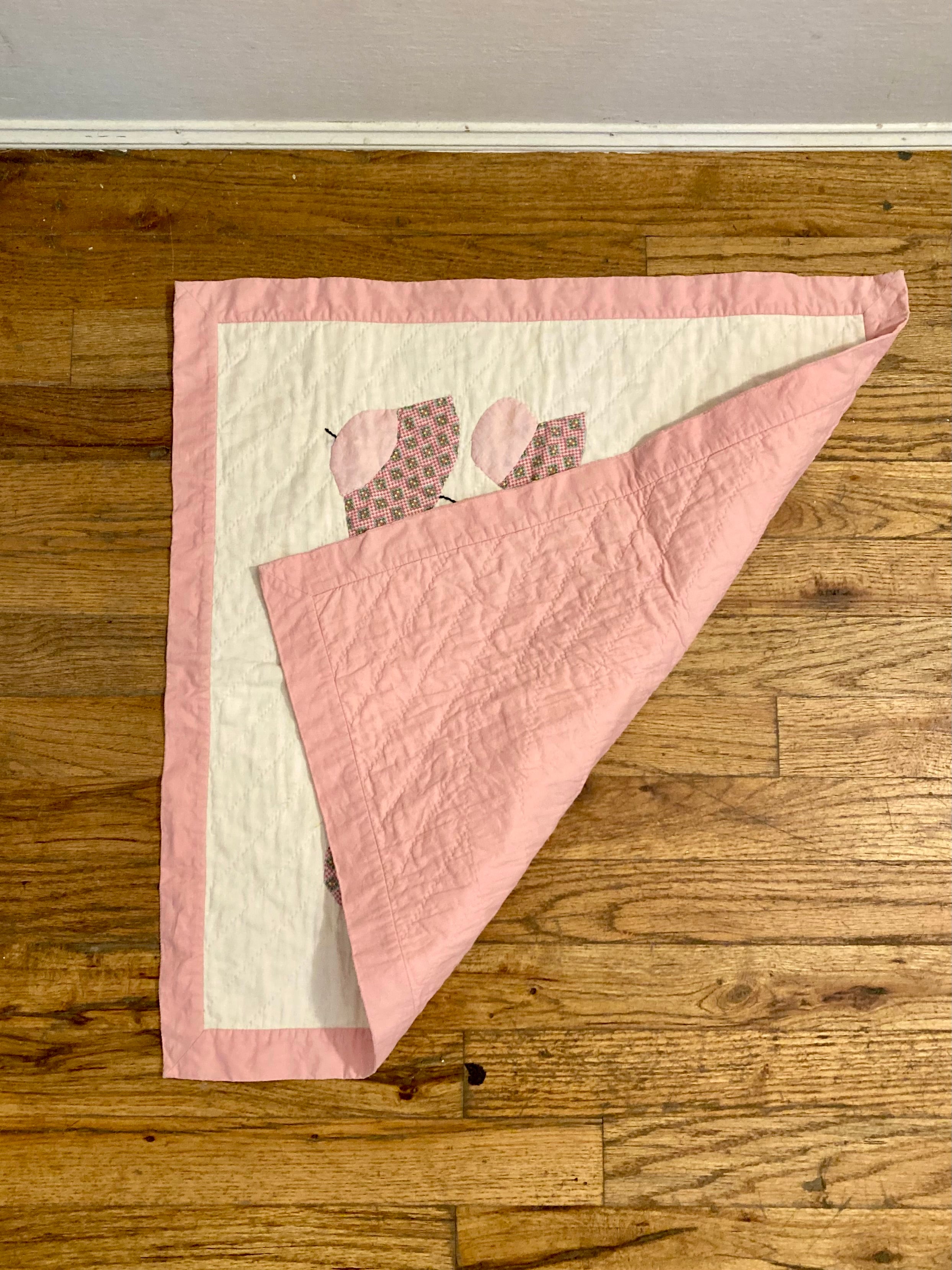 "Sun Bonnet Sue" 1950's quilt block