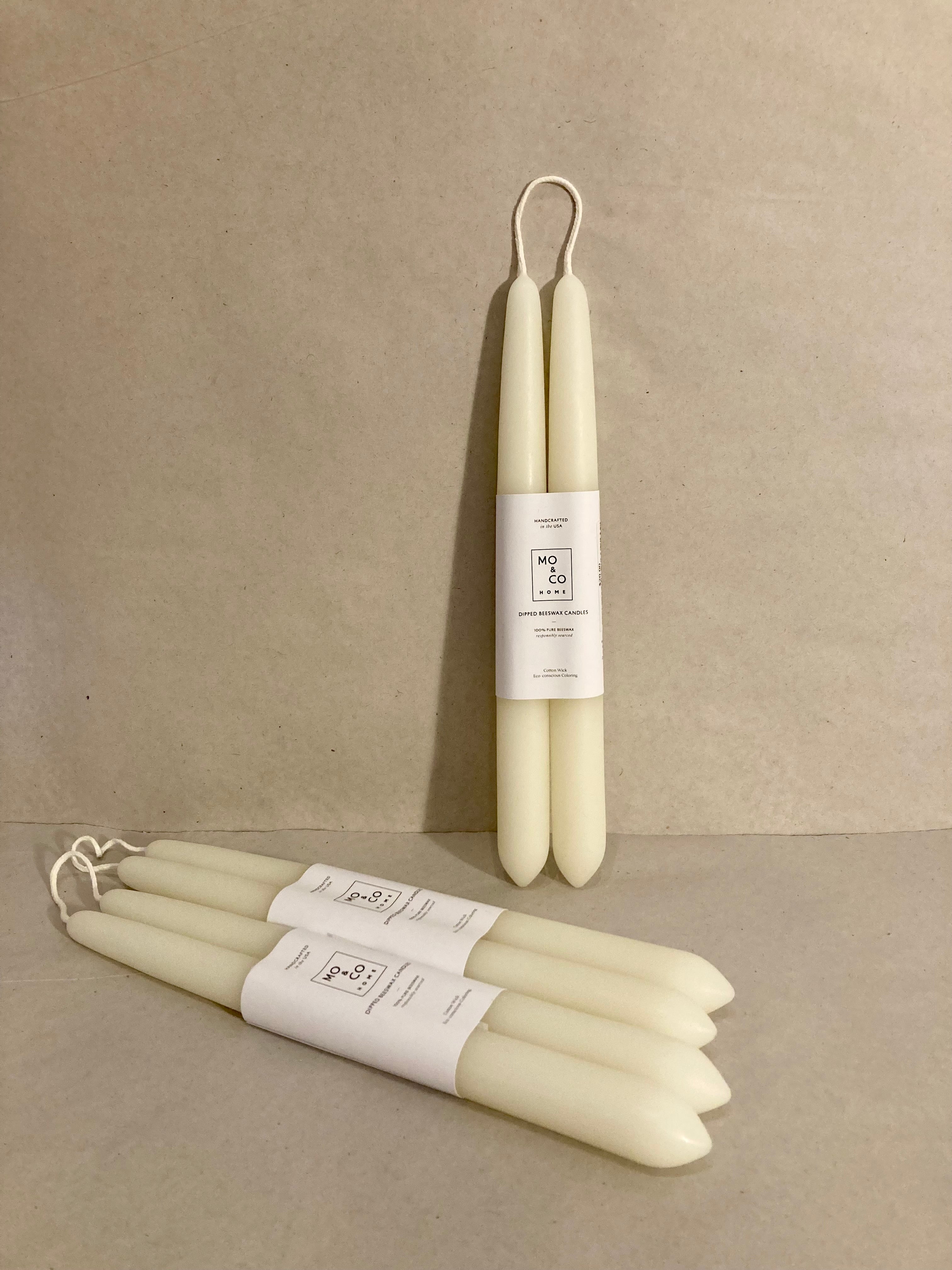 natural white 10" taper