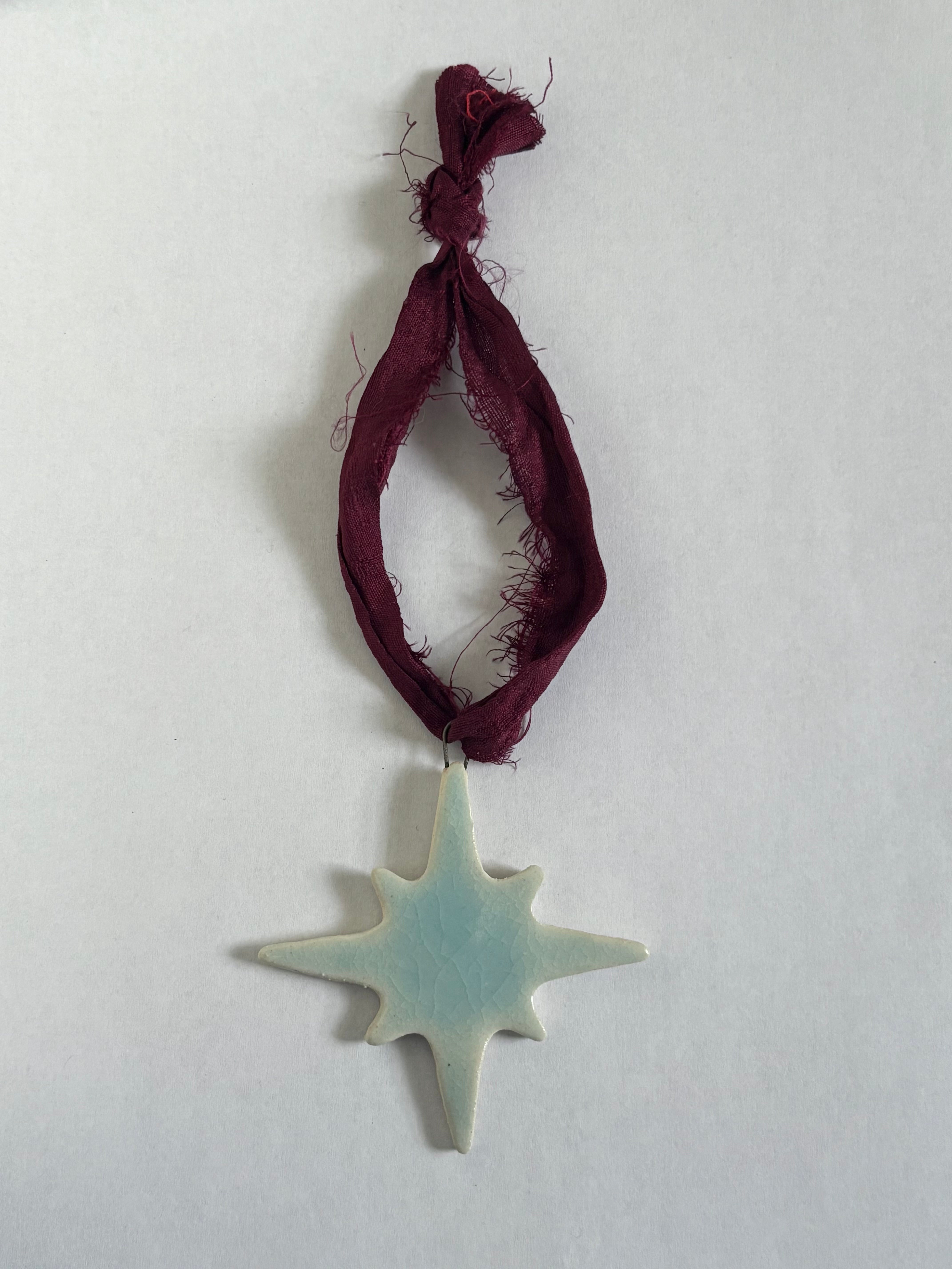 Icy Bathlehem Star Ornament