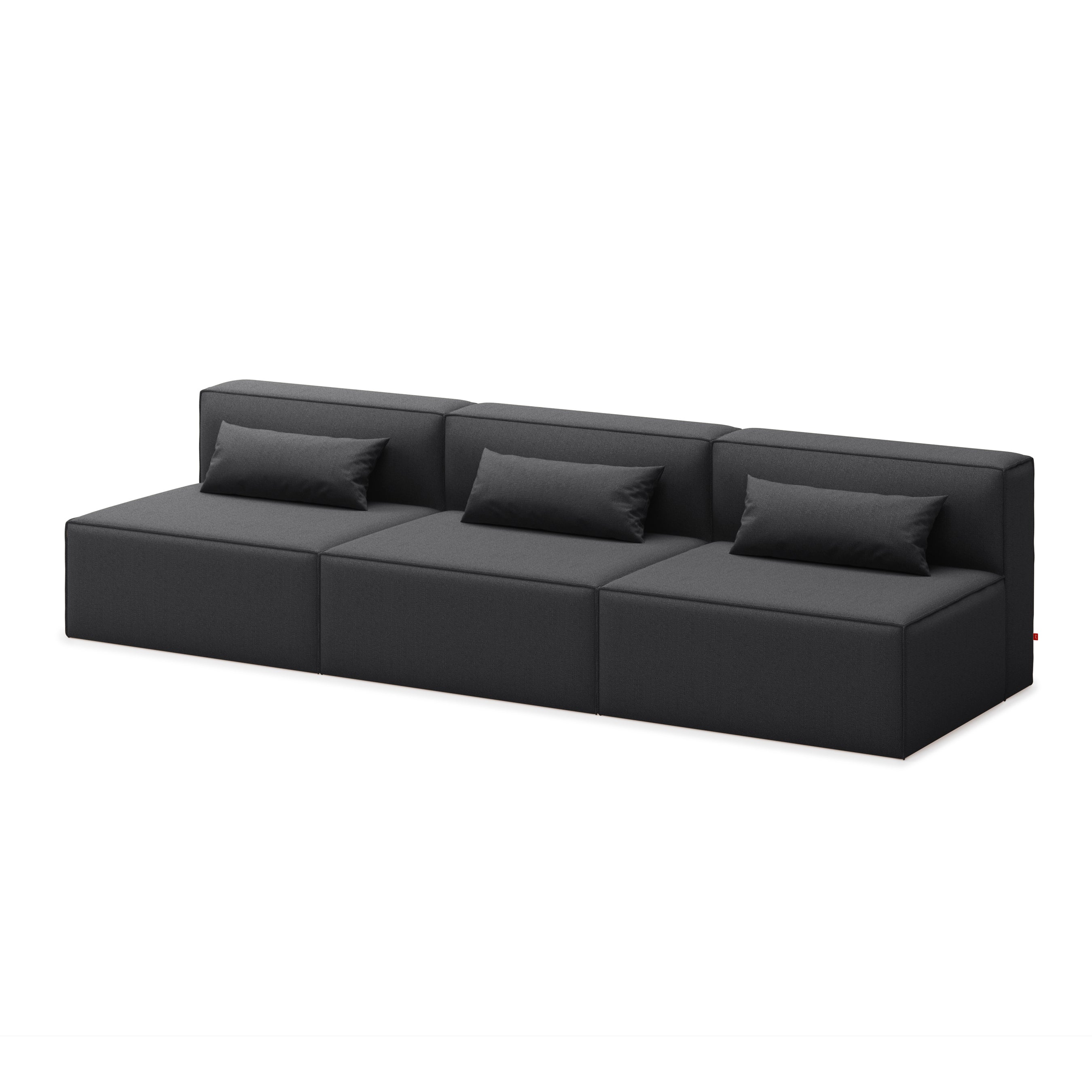 Mix Modular 3-PC Armless Sofa - Thumbnail 2