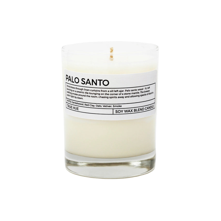 True Hue Palo Santo Candle, 12 oz