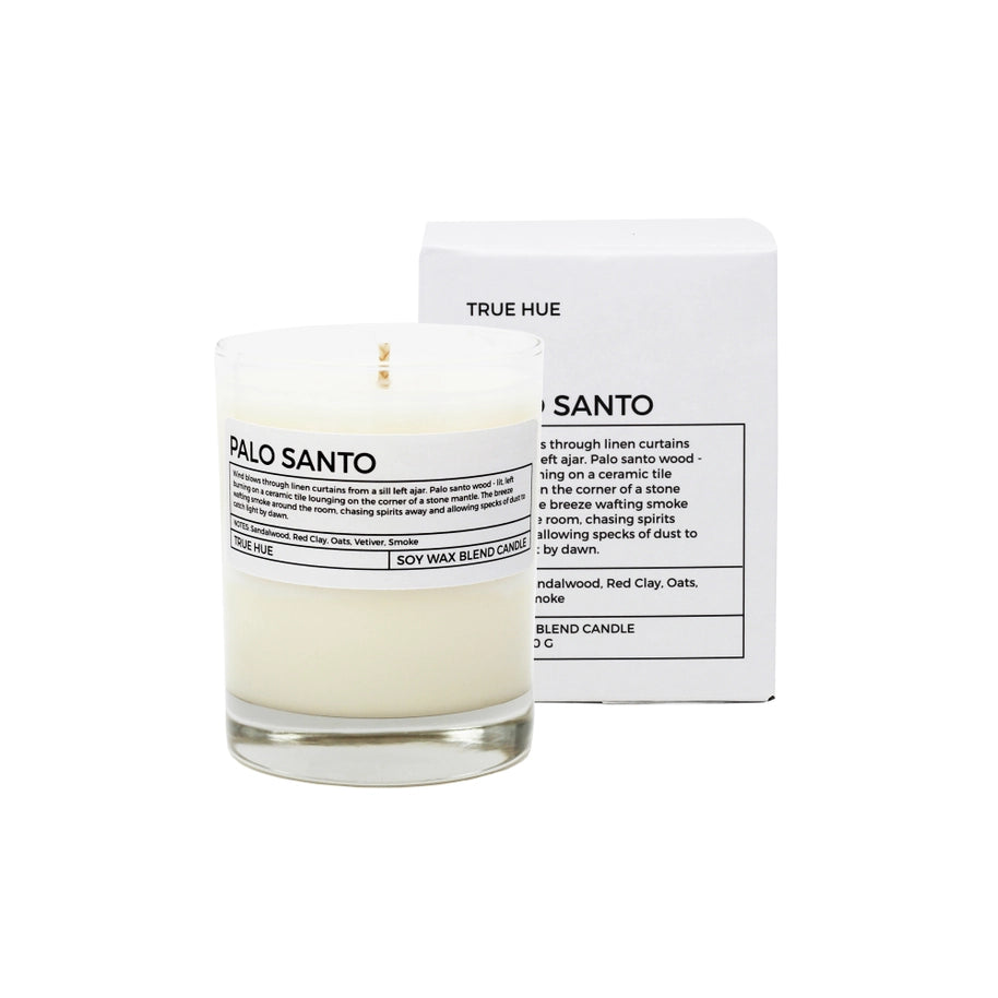 True Hue Palo Santo Candle, 12 oz