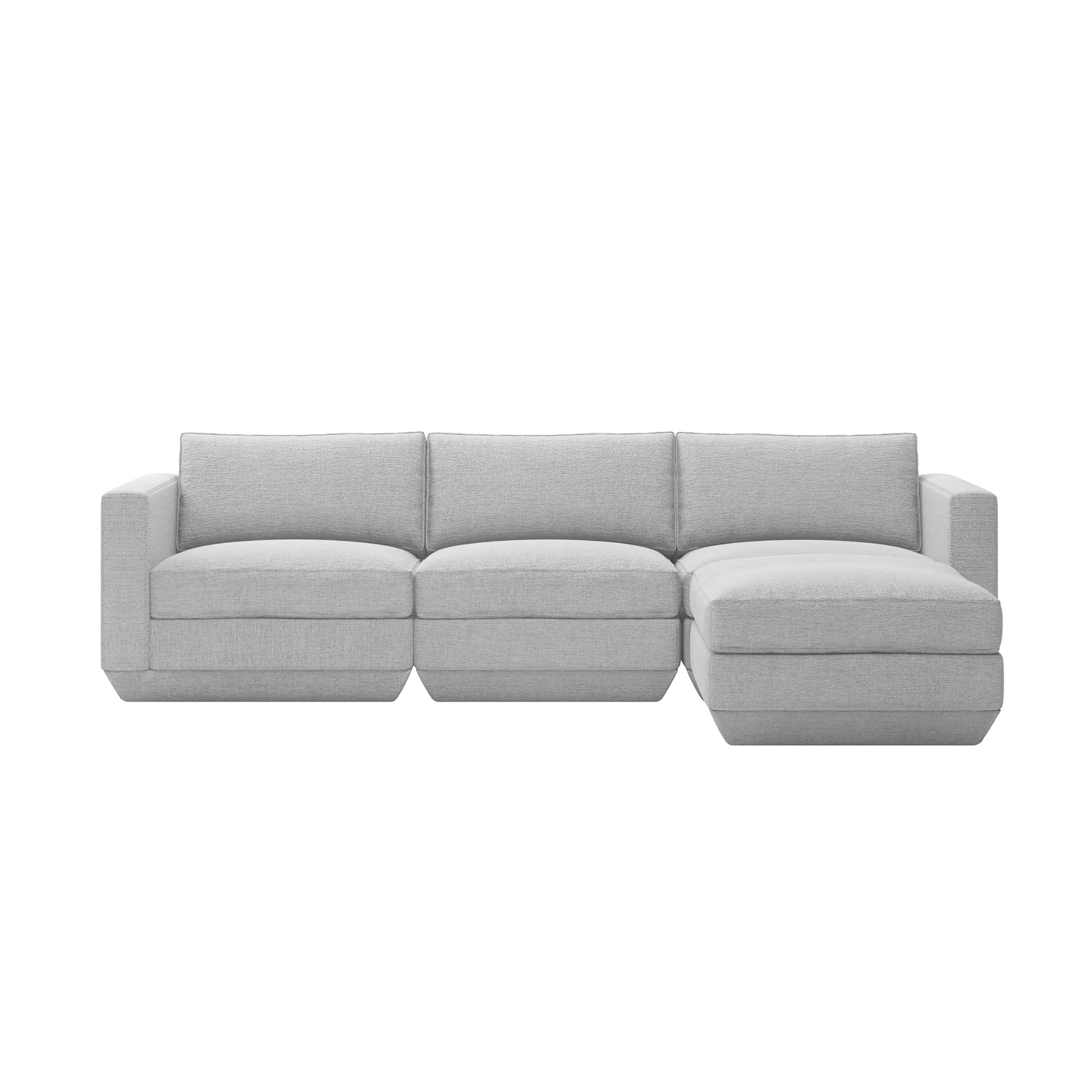 Podium Modular 4-Piece Lounge Sectional A