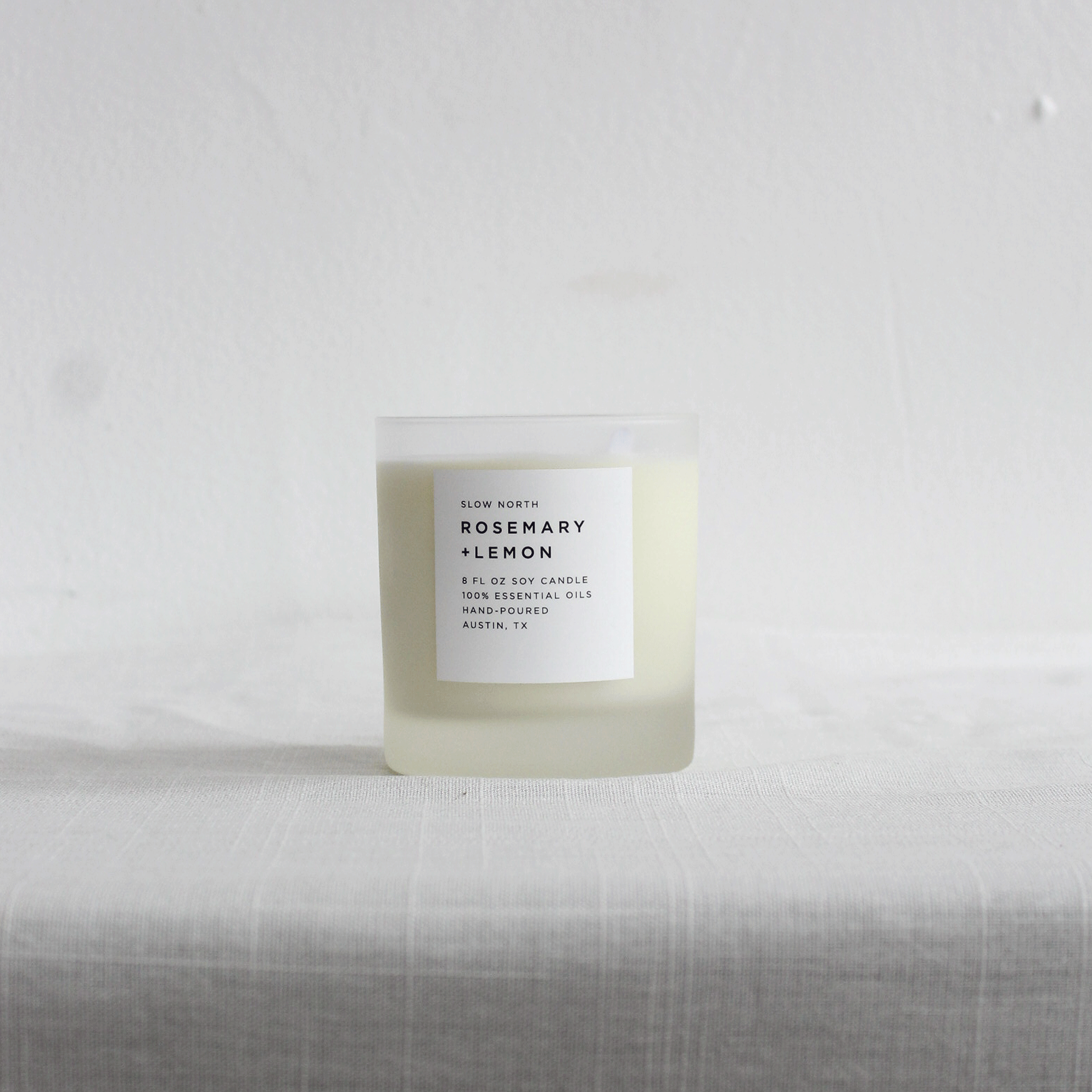 Slow North Rosemary Lemon Candle