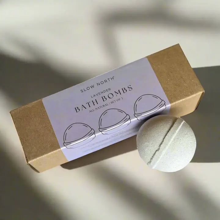 slow north bath bombs - lavender