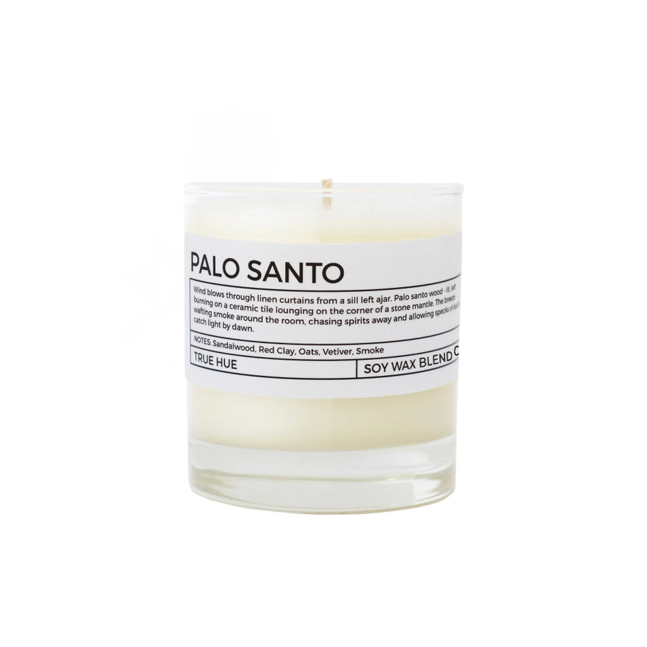 true hue palo santo candle